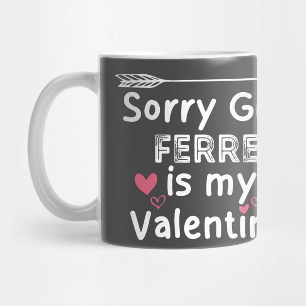 sorry girls ferret is my  valentine by boufart